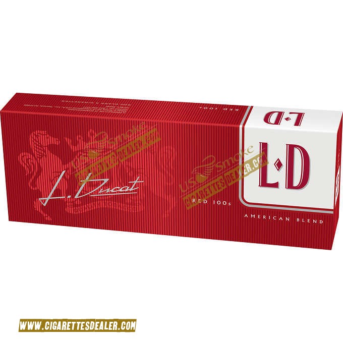 L. Ducat Red 100's Box